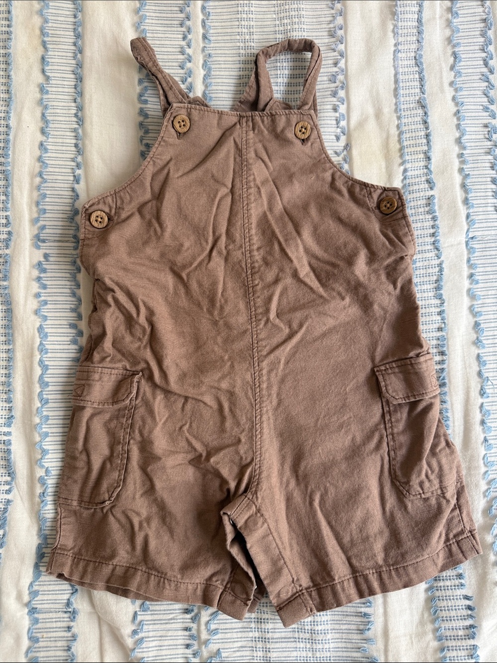 Carter's Brown Toddler Short Overalls